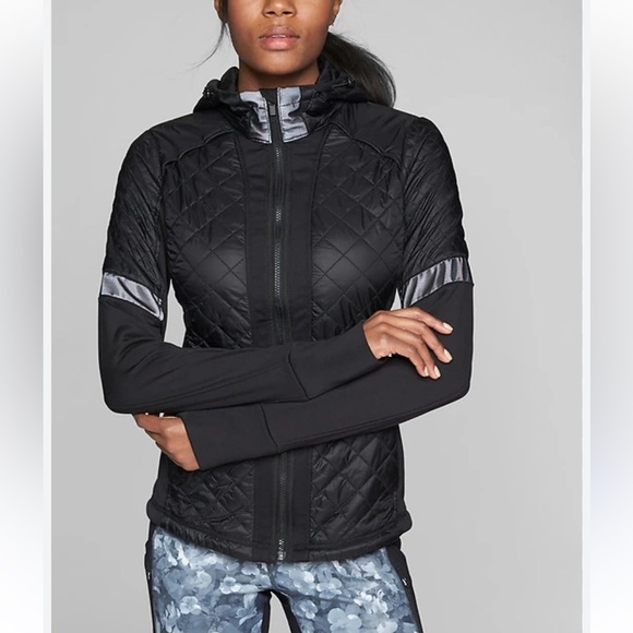 Athleta Rock Springs Jacket Reflective Black S - Picture 1 of 7